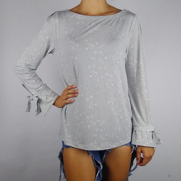 Banana Republic Factory Tops - NWT Banana Republic floral tie long sleeve top